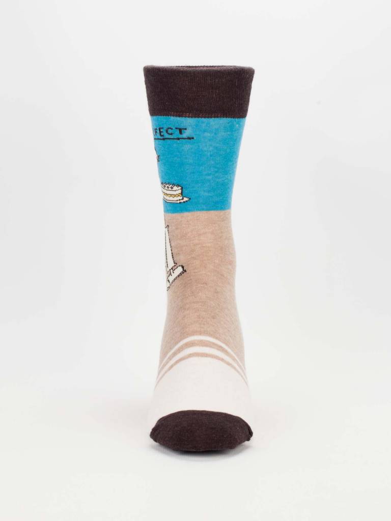 Blue Q Men's Socks/ Mr Perfect Sunnyside Cottage