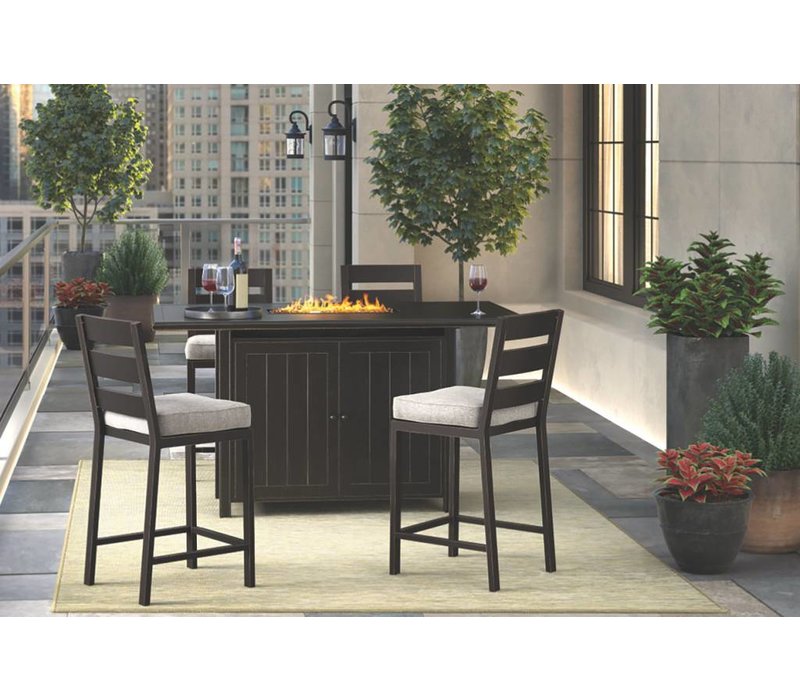 Charlotte Fire Pit Set Modern Backyard Charlotte Fire Pit Set