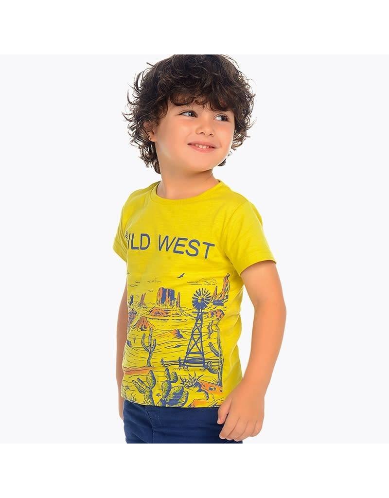 John Deere Little Girls Cowgirl Western Short Sleeve T-Shirt Tee Size J M//M