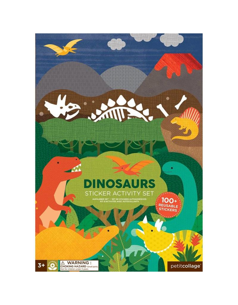 Petit Collage Petit Collage Dinosaur Sticker Activity Set Nurture Baby