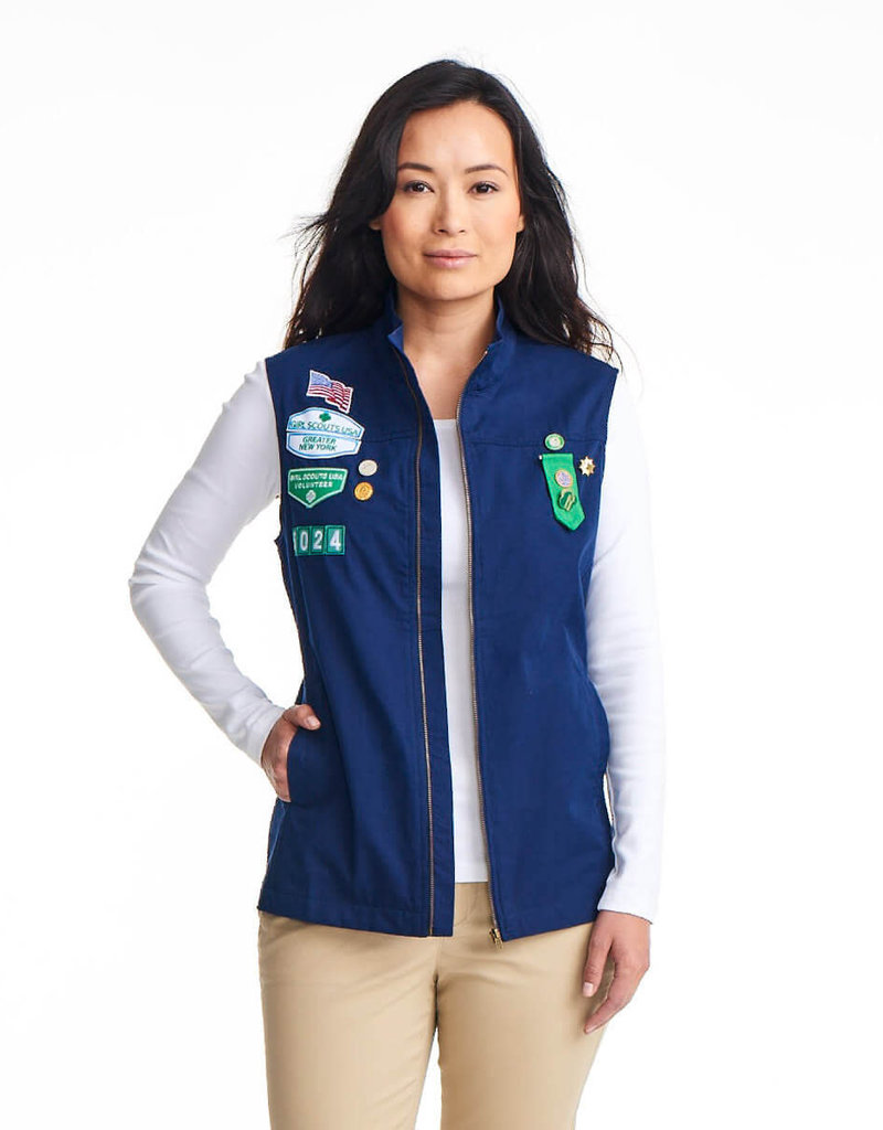 Adult Official Navy Vest Girl Scouts of Silver Sage Council Shop