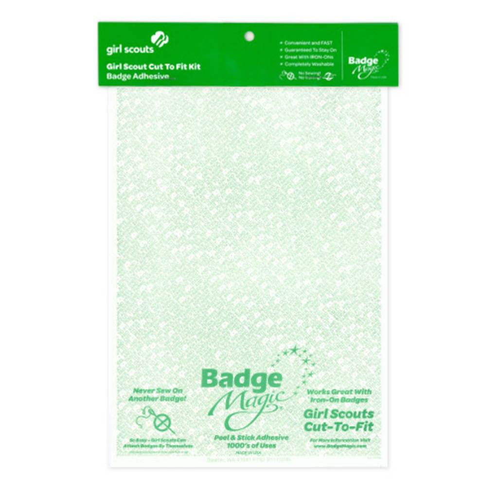 Badge Magic Badge and Patch Magic Adhesive CutToFit Kit Girl Scouts