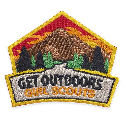 Get Outdoors IronOn Patch Girl Scouts of Silver Sage Council Shop