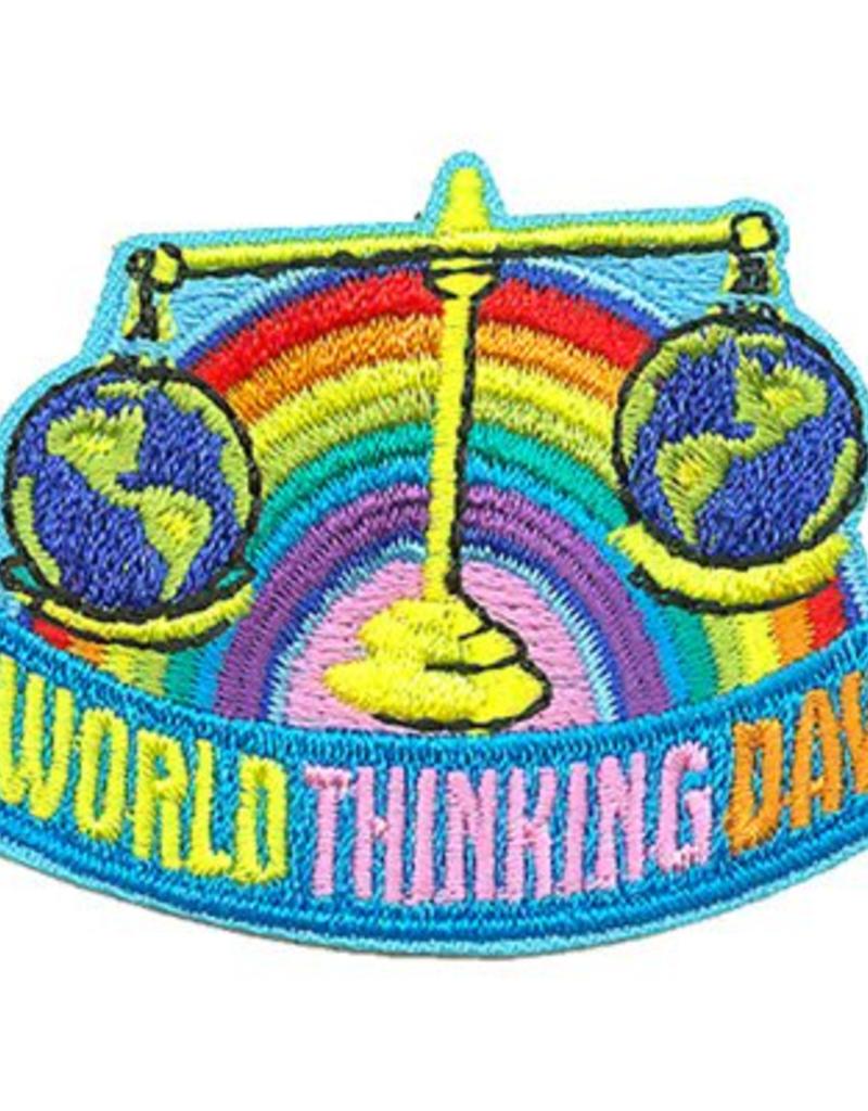 Advantage Emblem & Screen Prnt World Thinking Day Rainbow Scales Fun