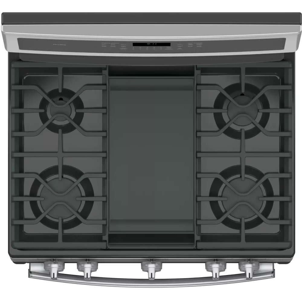 GE Profile Freestanding Convection Gas Range Stainless Smart Buy