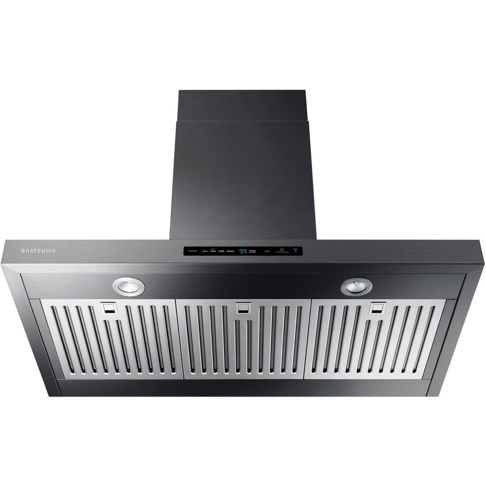 Samsung 36" Chimney Range Hood Black Stainless Smart Buy Appliance Outlet