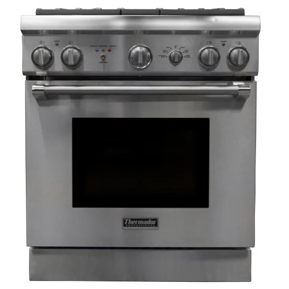 Thermador SlideIn Convection Duel Fuel Range Stainless Smart Buy Appliance Outlet