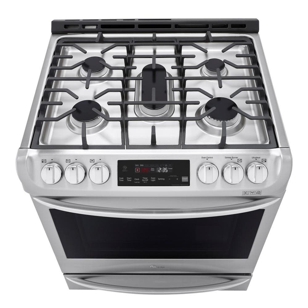 LG SlideIn Convection Dual Fuel Range Stainless Smart Buy Appliance
