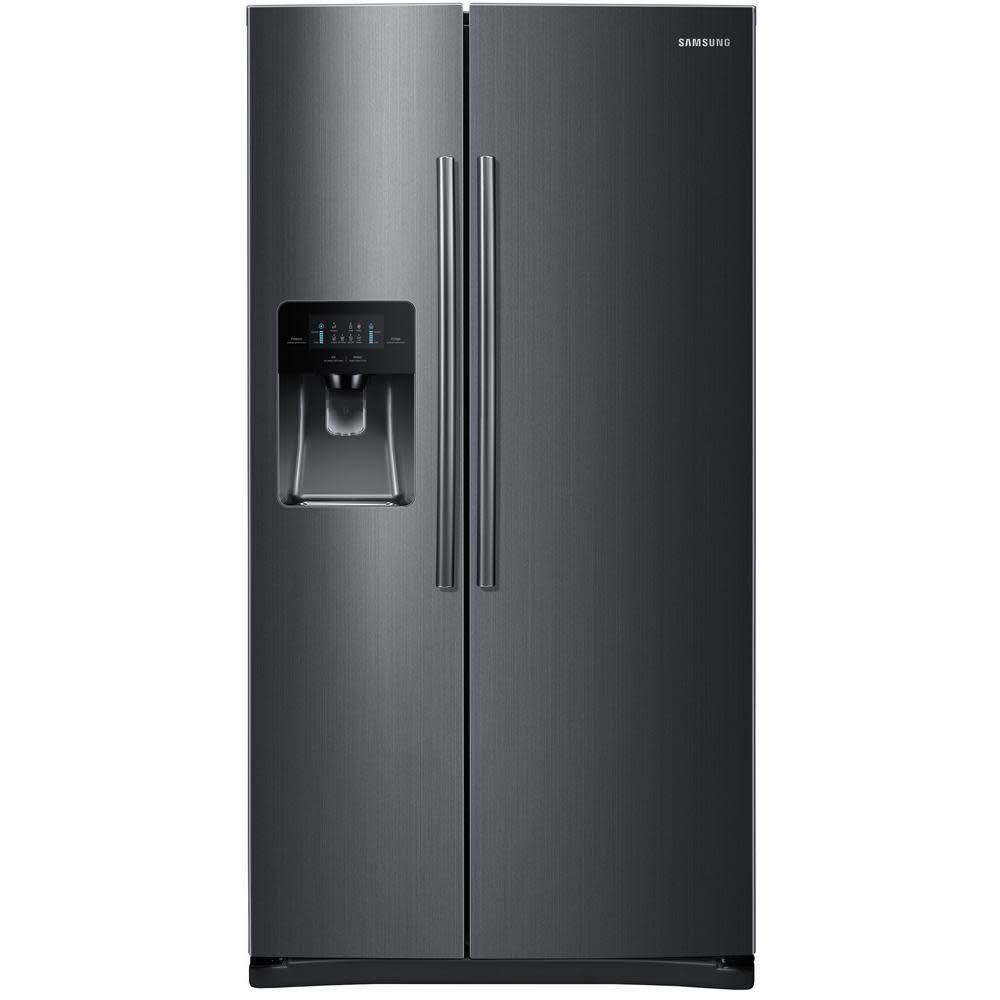 Samsung 24.5 SxS Refrigerator Black Stainless Smart Buy Appliance Outlet