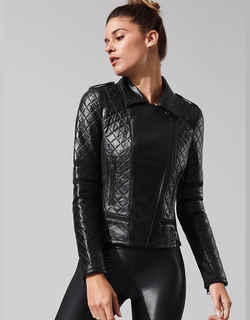 Blanc Noir Renegade Mesh Moto Jacket - OUTFIT ACTIVE