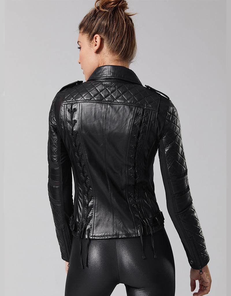 Blanc Noir Renegade Mesh Moto Jacket
