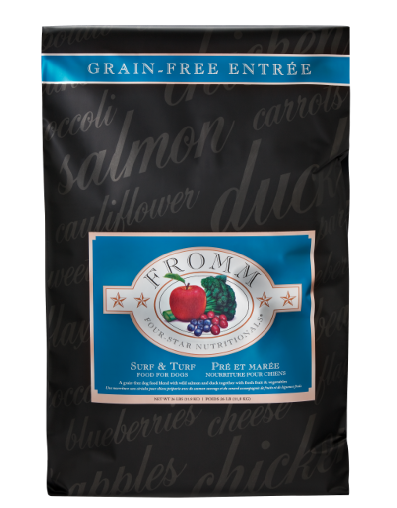 Fromm Surf & Turf Grain Free Dog Food What's In The Bowl Pet Shop