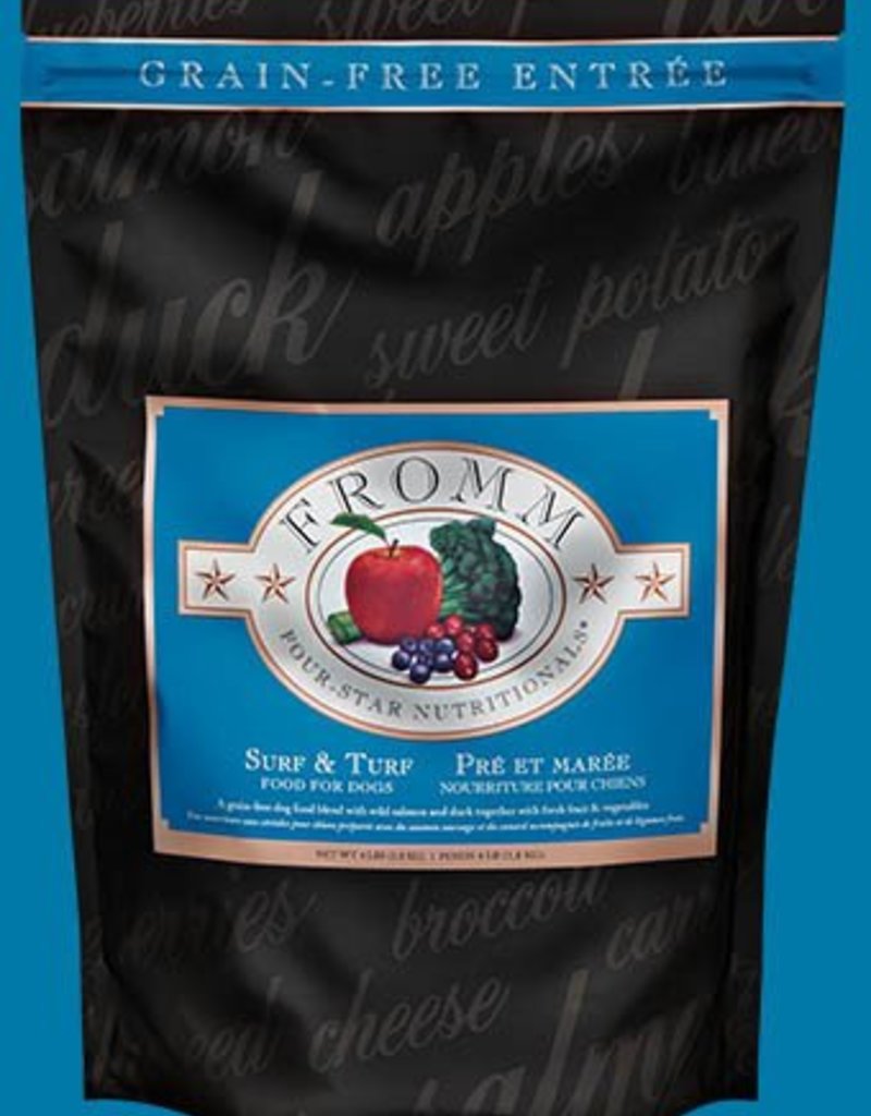 Fromm Surf & Turf Grain Free Dog Food What's In The Bowl Pet Shop
