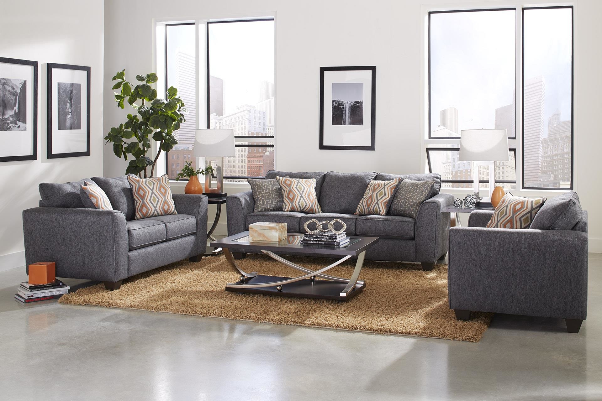 Crypton Graphite Sofa