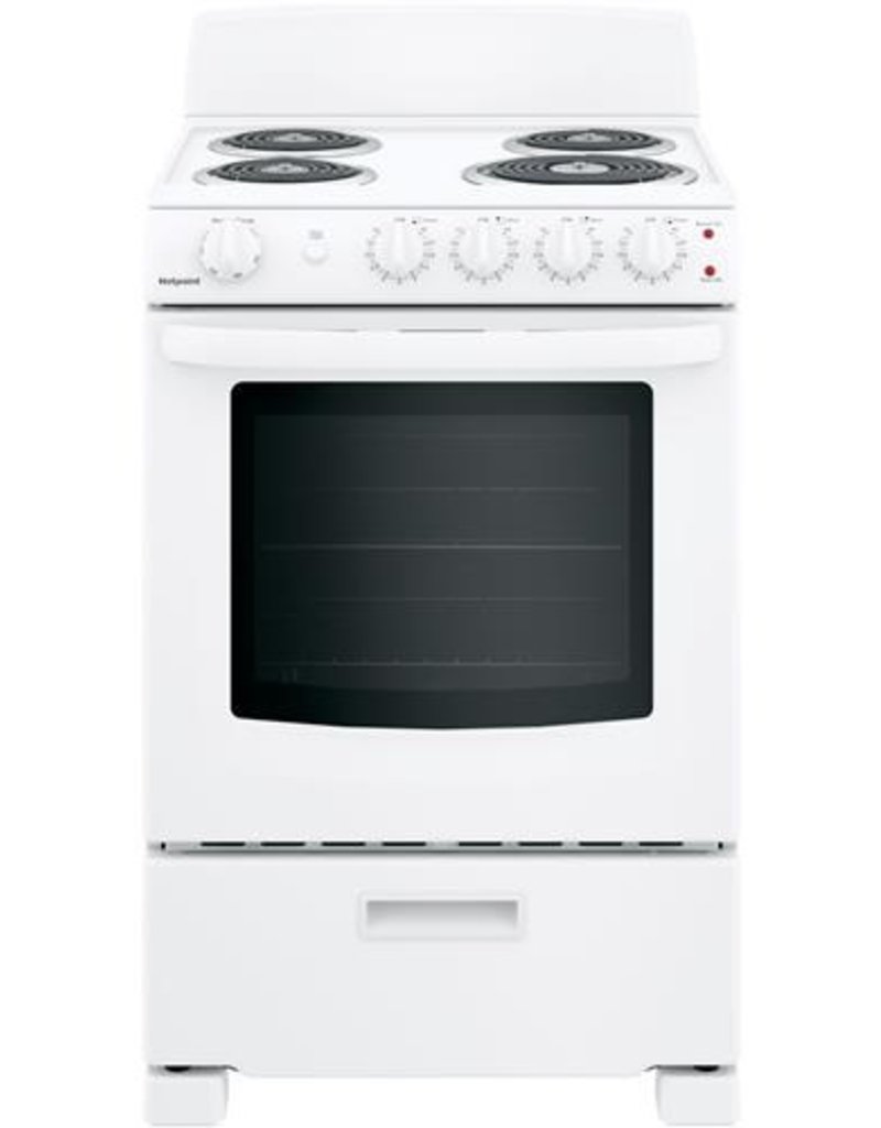 GE Coil Electric Range White R&B Furniture
