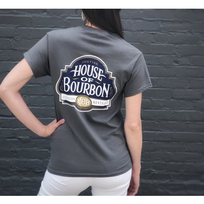 House of Bourbon Pocket Tshirt Gray House of Bourbon Pocket Tshirt Gray