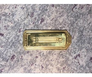 Vintage Brass Mail Slot In Arts And Crafts Style Dead People S