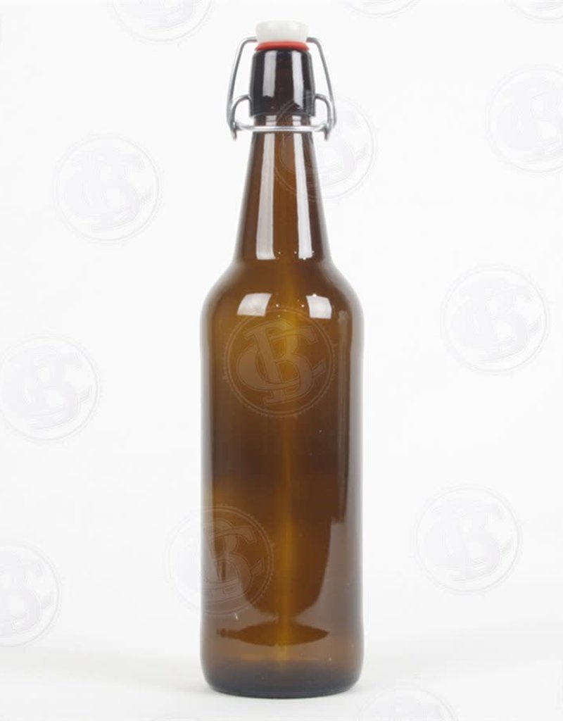 FLIP TOP BOTTLES 750ML amber Hoppin' Grape Homebrew Supply
