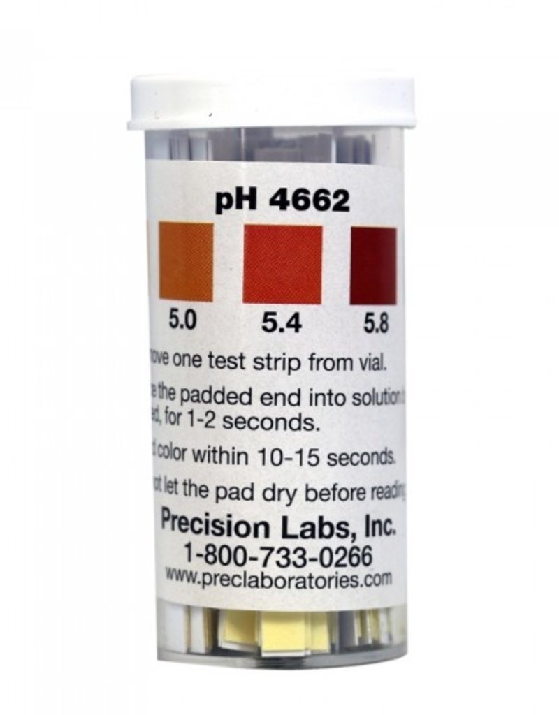 BEER PH PAPERS 4.66.2 100 VIAL Hoppin' Grape Homebrew Supply
