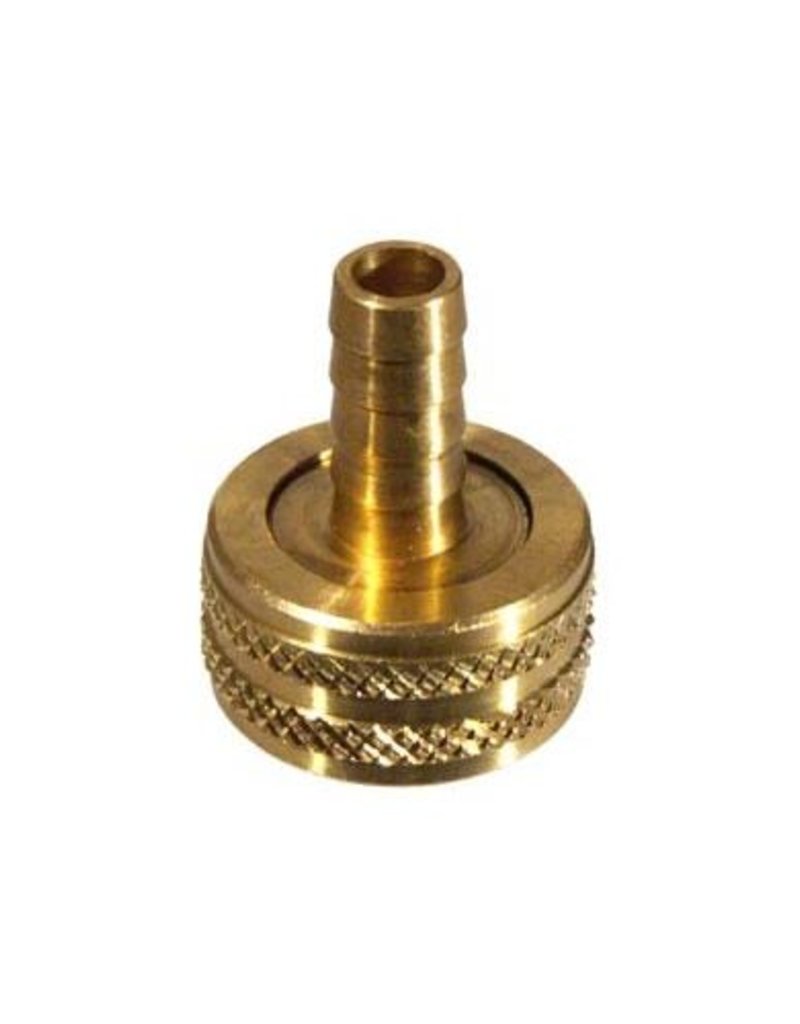 GARDEN HOSE FITTING FEMALE X 3/8" BARB Hoppin' Grape Homebrew Supply