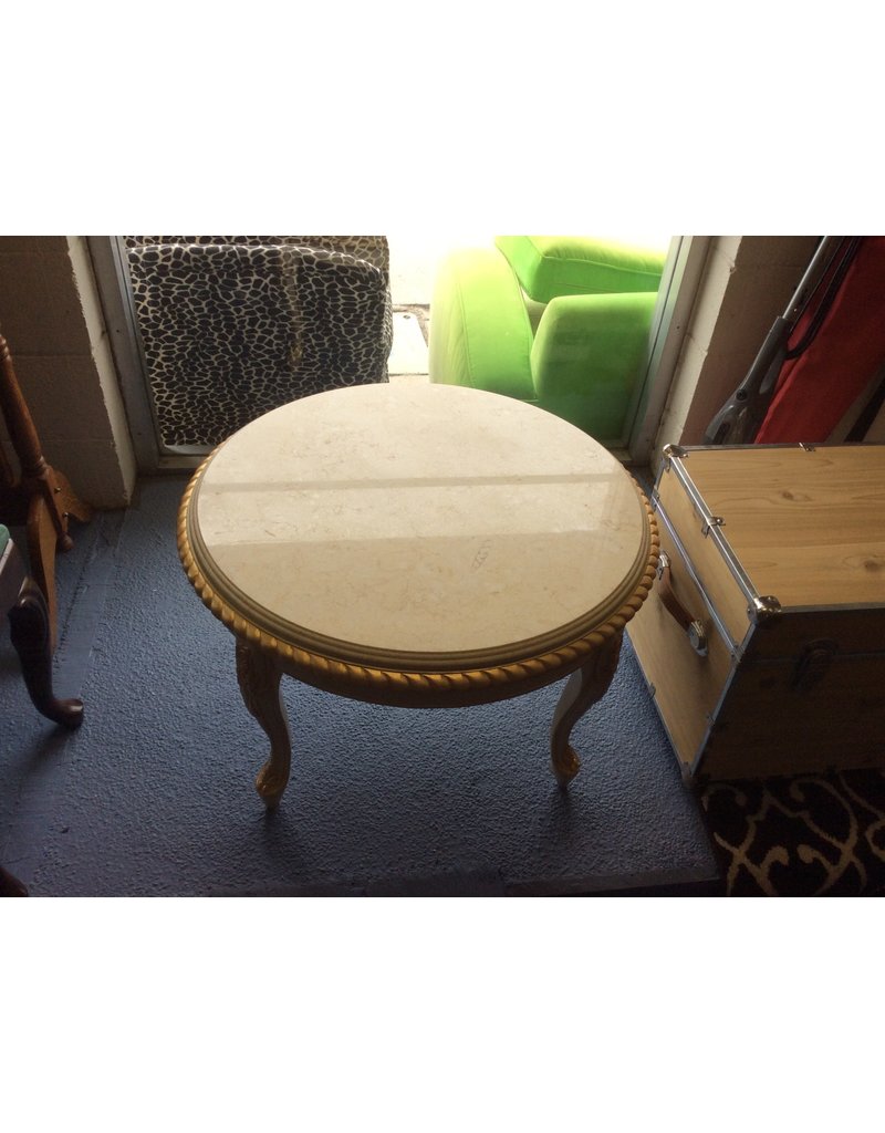 End Table Round Granite
