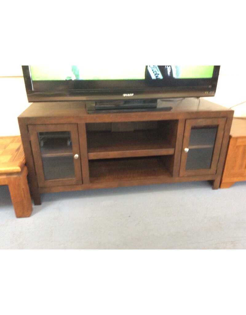 Tv Stand 2 Door Dark Oak Recycled Furniture