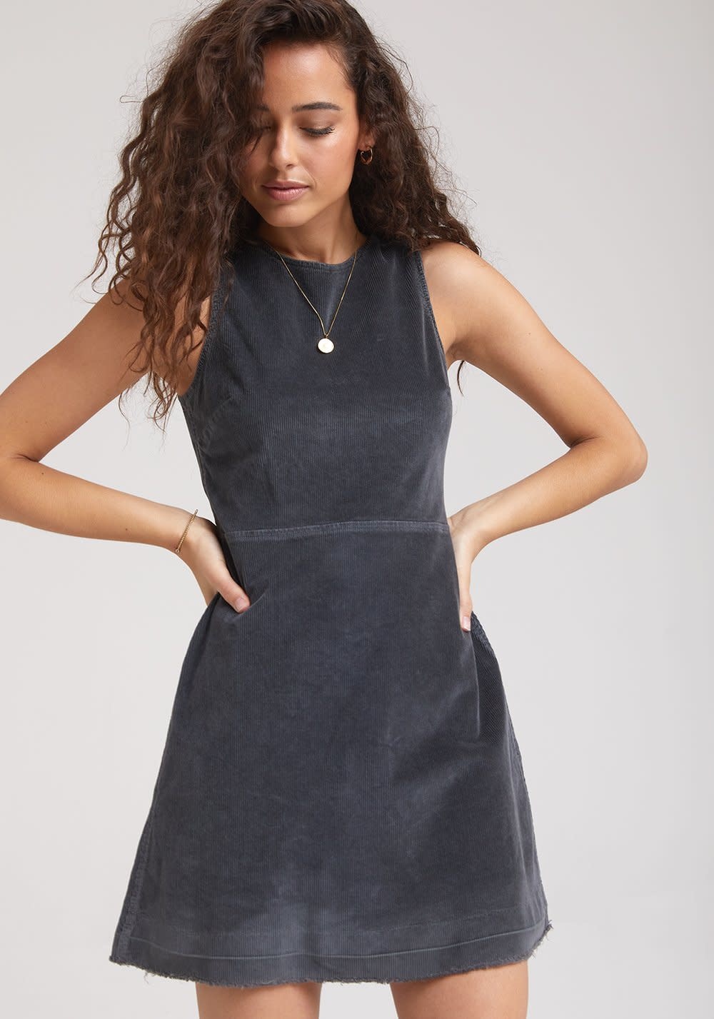 Fitted Zip Back Dress Mam'selle