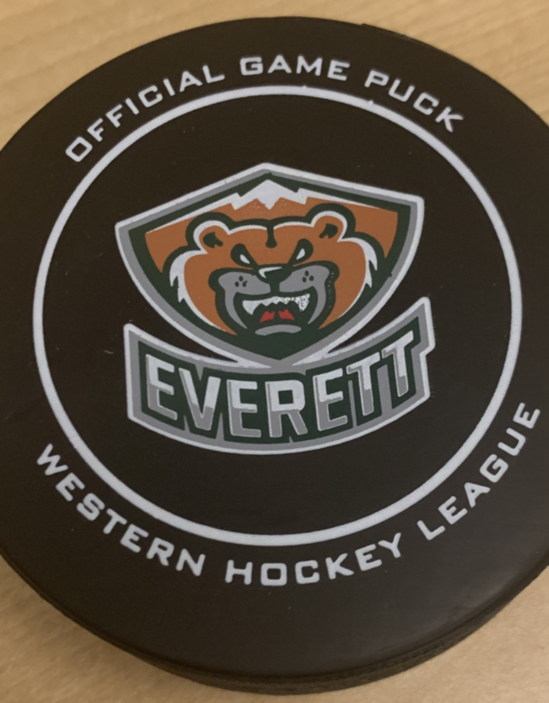 Official Game Puck Everett Silvertips
