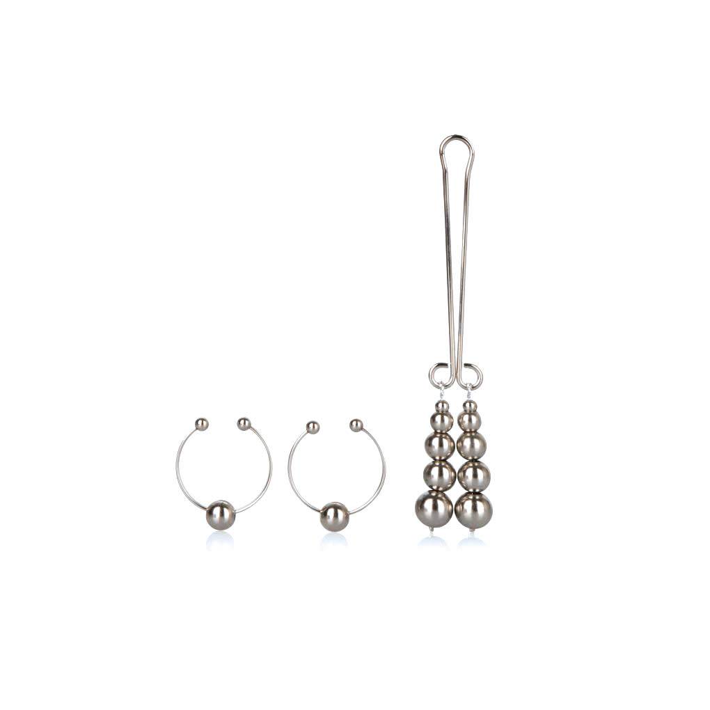 Зажимы для сосков и клитора Intimate Play™ Nipple and Clitoral Non-Piercing Body Jewelry™ SE-2611-11-2 - California Exotic Novelties - Клиторальные зажимы - Купить