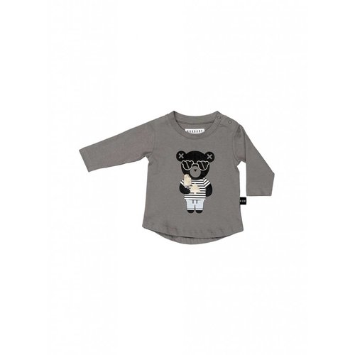 Huxbaby L/S Spade Bear Top Huxbaby L/S Spade Bear Top