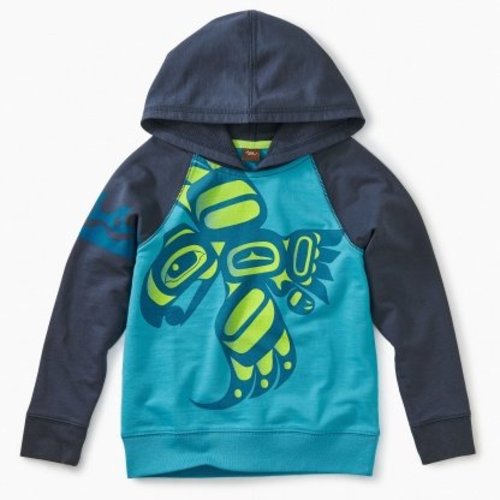 Tea Raven Graphic Hoodie Tea Raven Graphic Hoodie
