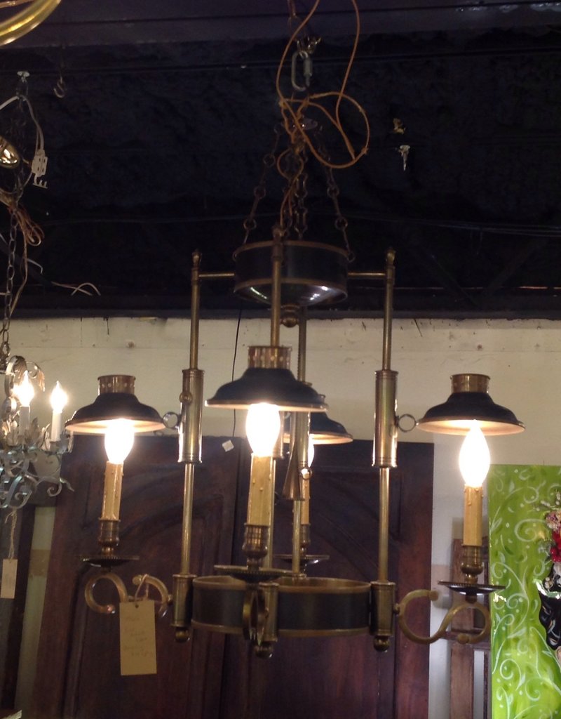 Chandelier 1960s Vintage Four Light Chandelier 1960s Vintage Four Light