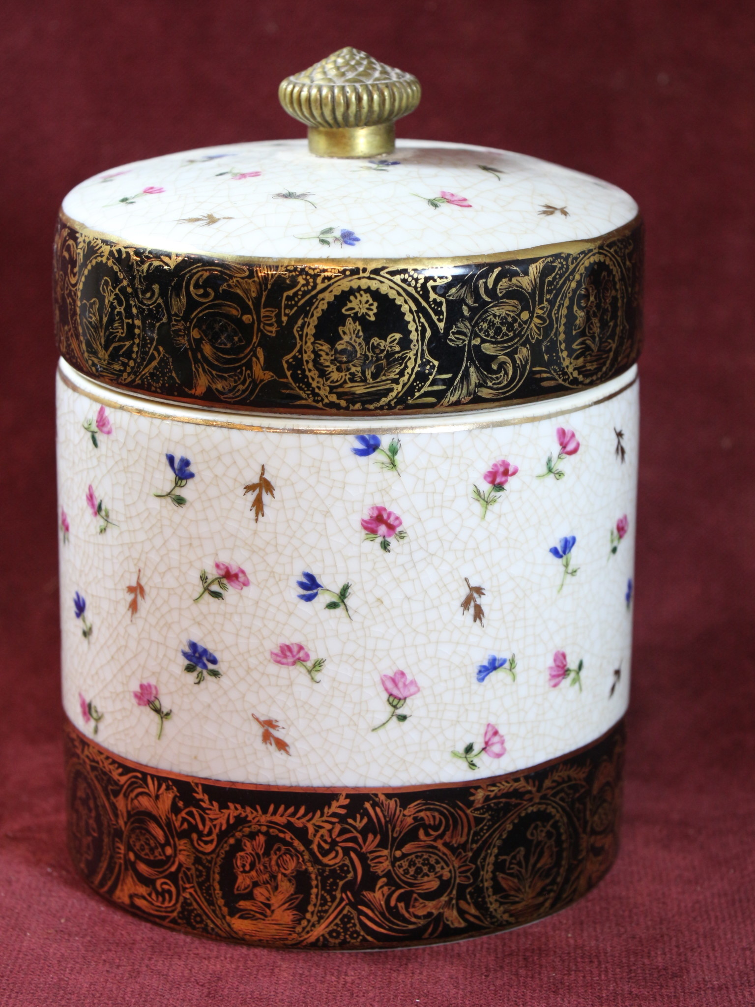 Asian Ceramic Lidded Jar - C&C mercantile