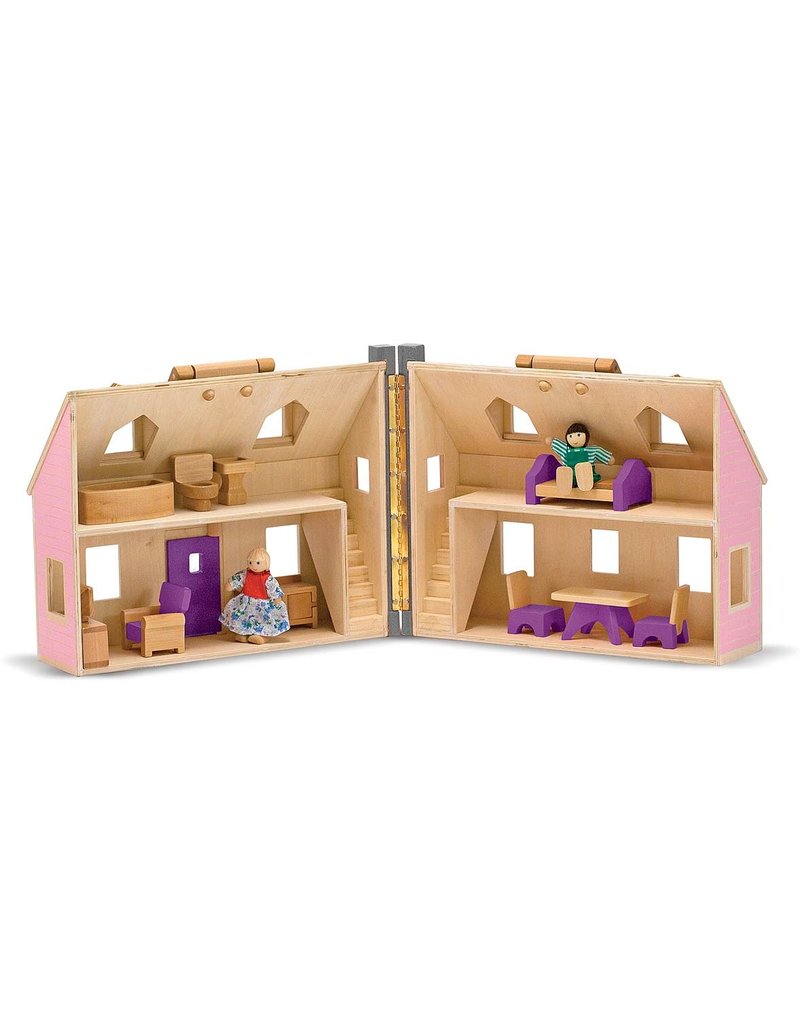 melissa and doug fold n go dollhouse