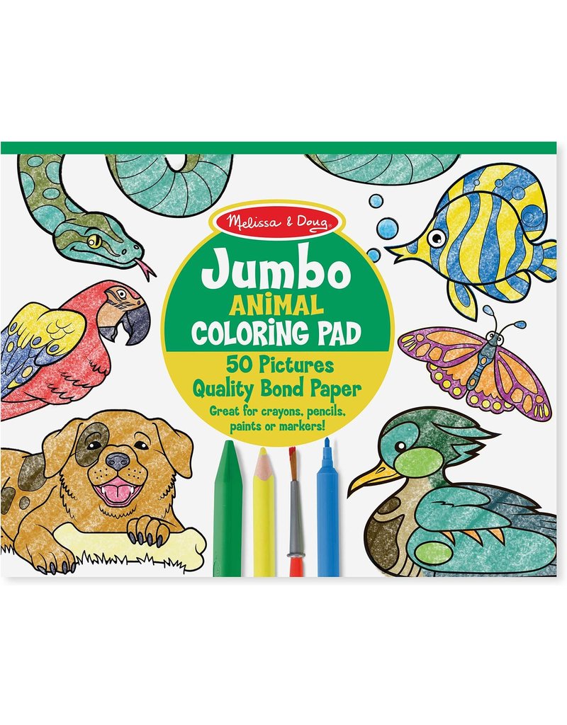 MELISSA & DOUG COLORING PADANIMALS Zen's Toyland