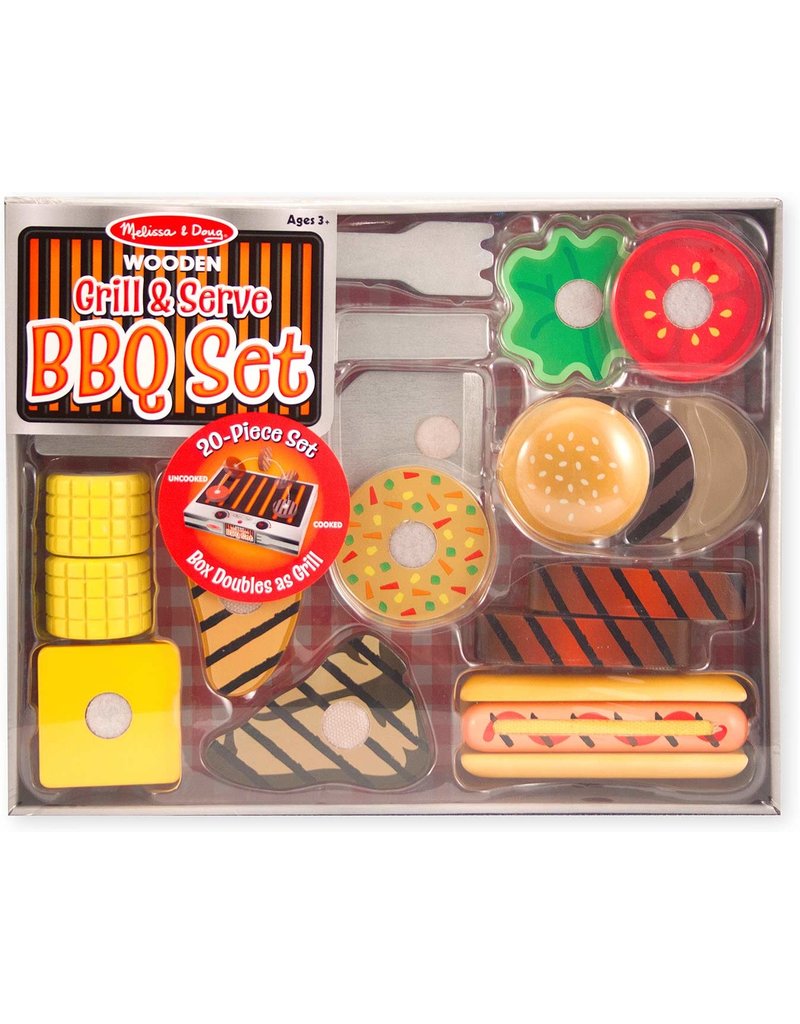 MELISSA & DOUG Grill & Serve BBQ Set Zen's Toyland