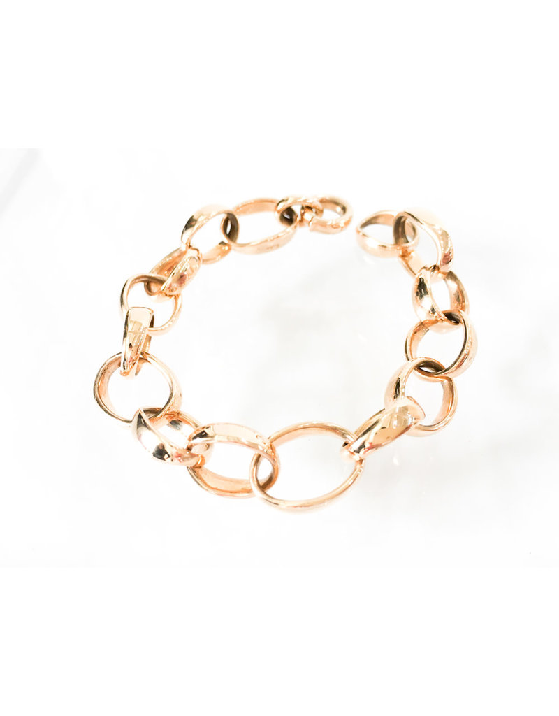 Kiki Pomellato 18K Rose Gold Link Bracelet Kiki