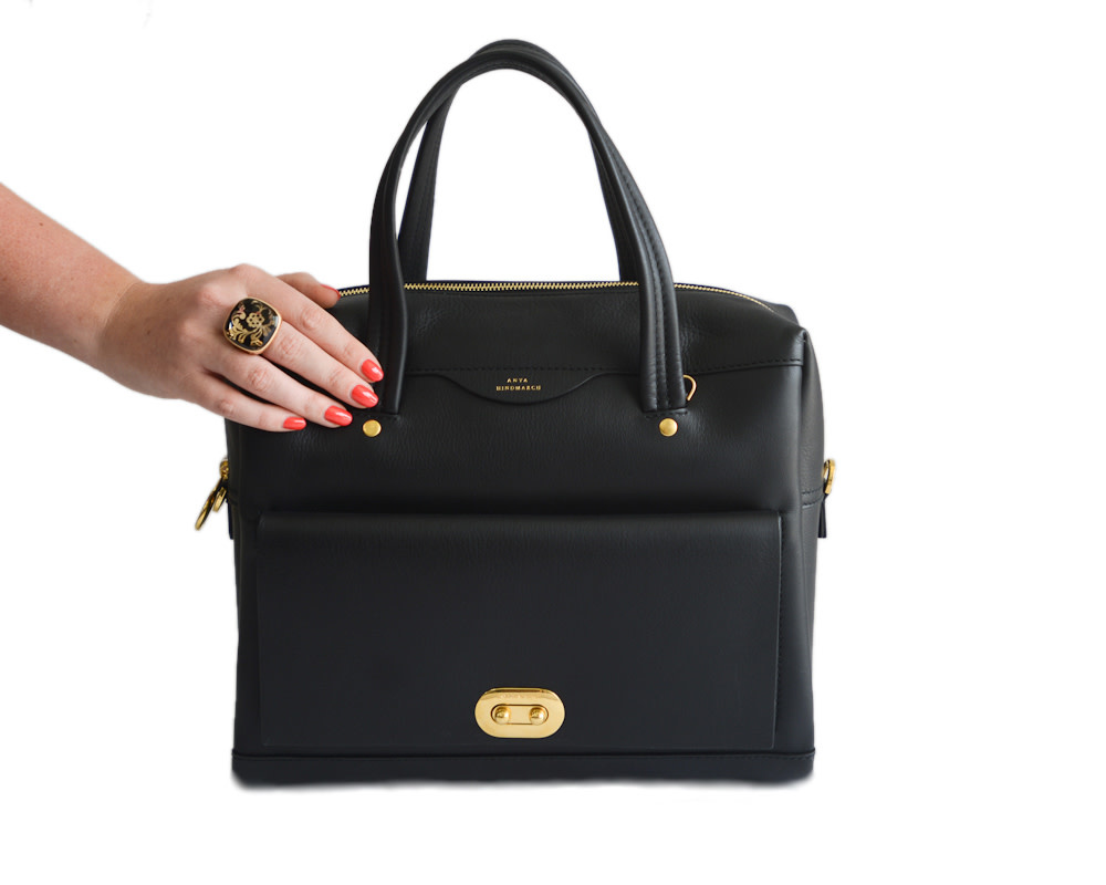 Kiki Anya Hindmarch Buddy Bag Matte Black