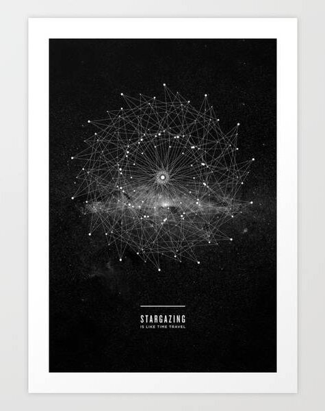 Urban Barn Stargazing Art Print