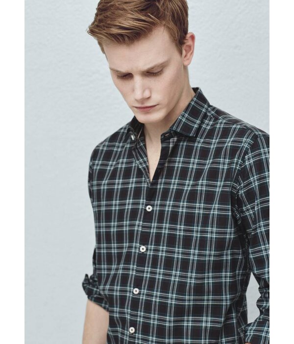 Mango Checkered Blouse