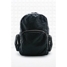 Jil Sander Black leather backpack