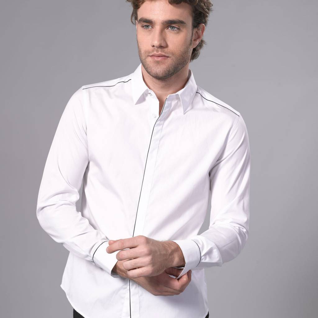 Arvind Men's Shirt White