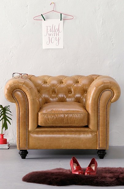 Modular Leather armchair Oxford