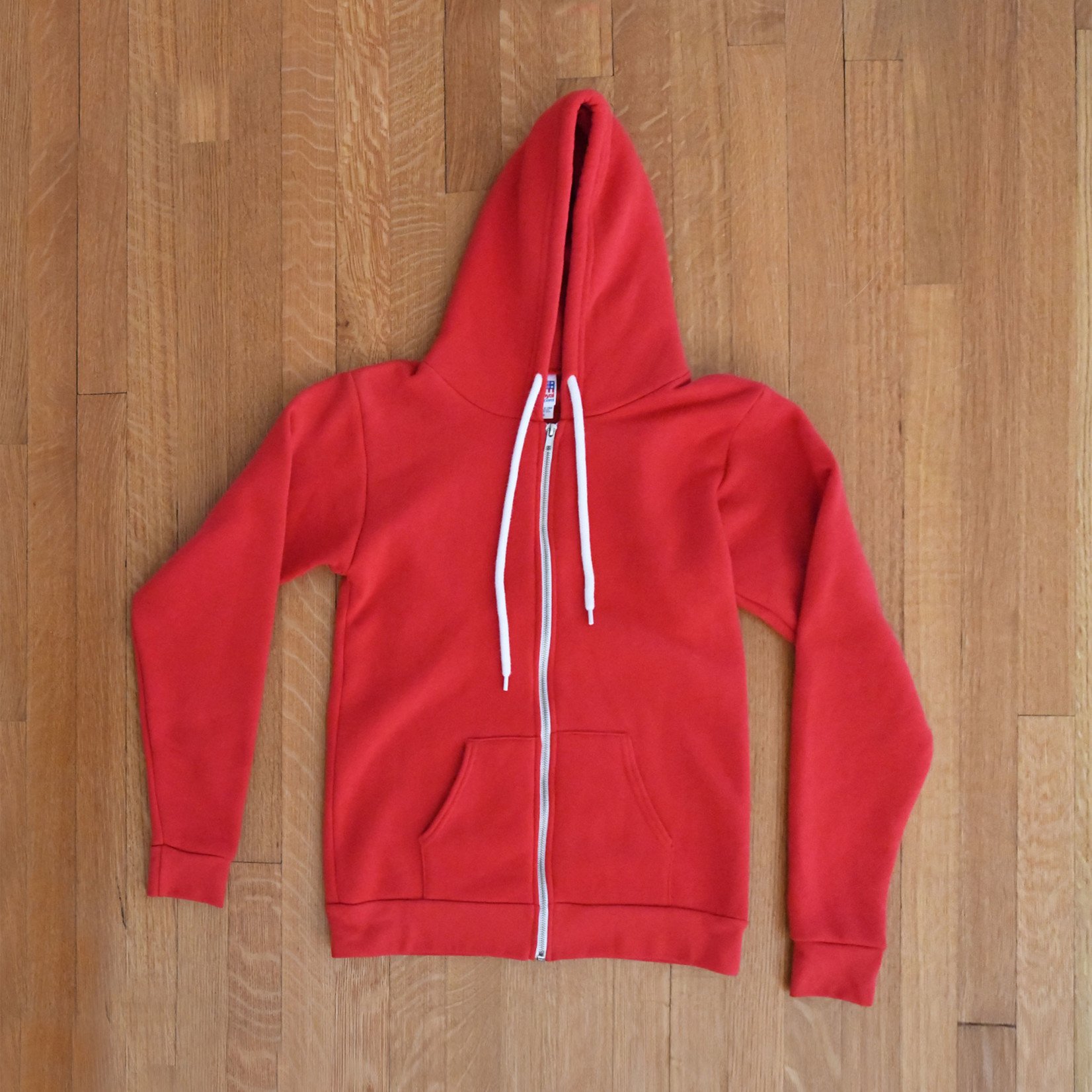 Ridenfaden Red Zip-Up Hoodie