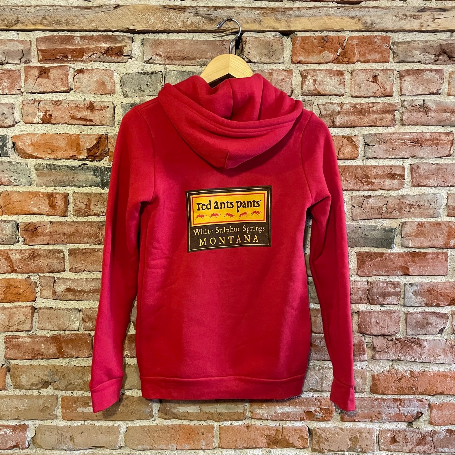 Ridenfaden Red Zip-Up Hoodie