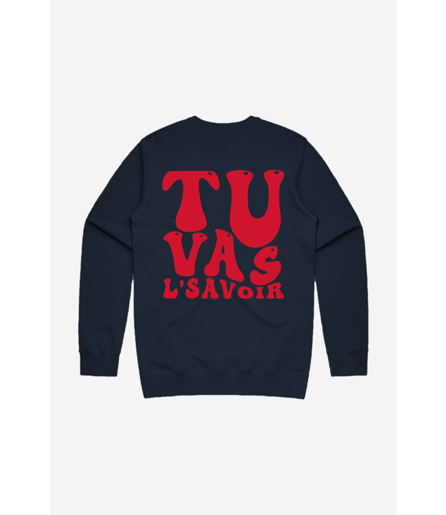 Pull "Tu Vas L'Savoir"