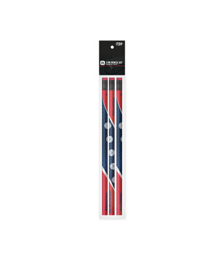 Sports Vault 3pc pencil set