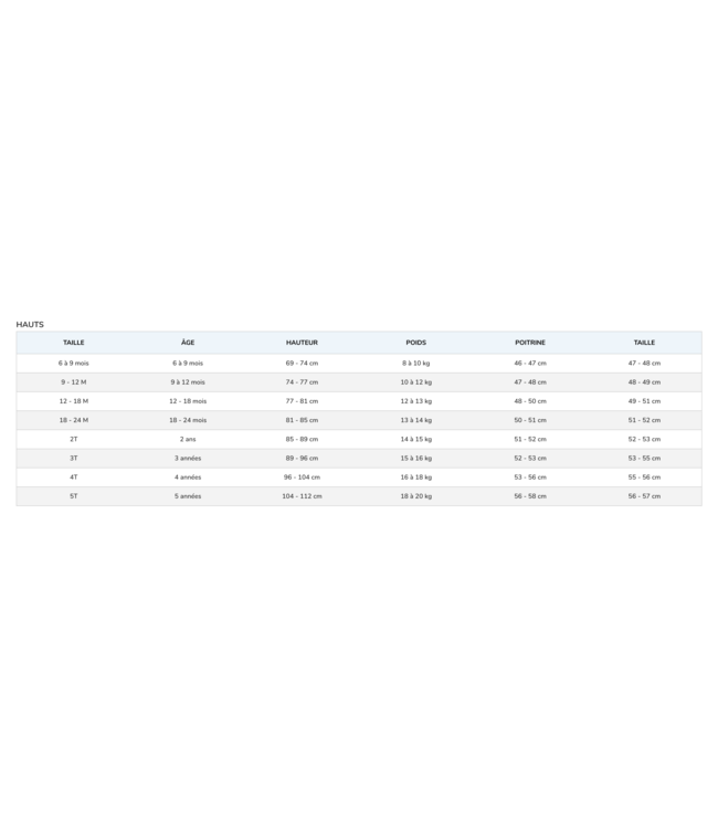 ENSEMBLE DE PYJAMAS POUR ENFANTS