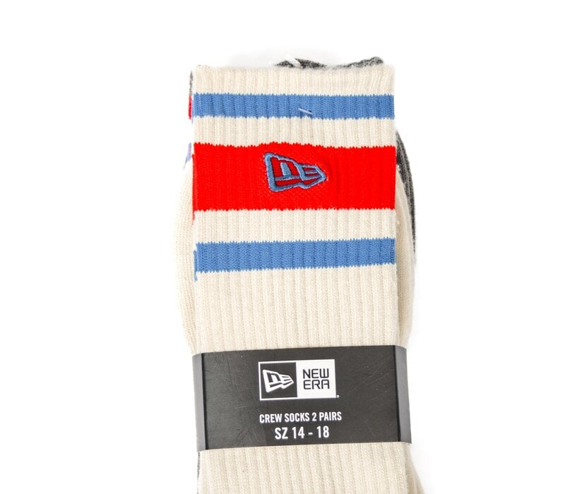 COLOR BLOCK CREW SOCKS