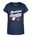 GIRL'S CHARCOAL NAVY GRAPHIC T-SHIRT